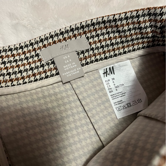 4/$20 - H&M houndstooth pencil skirt women’s size 6 - Picture 3 of 10